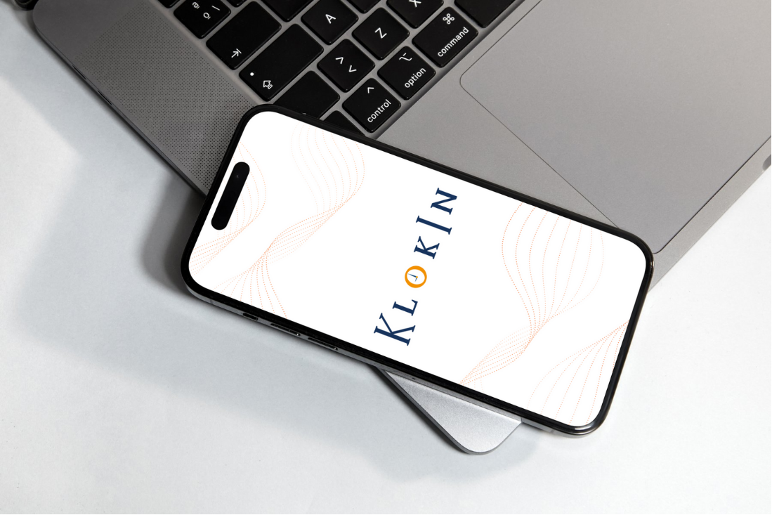 Tampilan aplikasi Klokin